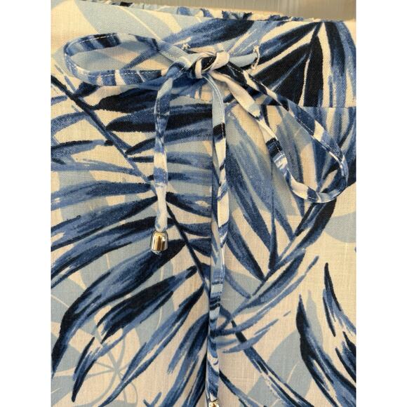 SOHO Apparel LTD Women's Large Wide Leg Pull 0n Summer Pants Elastic Waist Tie - Picture 4 of 15